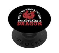 Questo è il mio costume umano I'm Actually A Dragon Halloween PopSockets PopGrip Adesivo
