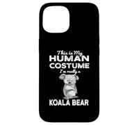 Questo è il mio costume umano Kawaii Animal Koala Bear Cosplay Custodia per iPhone 15