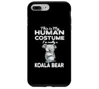 Questo è il mio costume umano Kawaii Animal Koala Bear Cosplay Custodia per iPhone 7 Plus/8 Plus