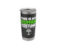 Questo è il mio costume umano Sono davvero un alieno Bicchiere termico in acciaio inox doppia parete