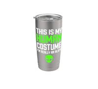 Questo è il mio costume umano Sono davvero un alieno per bambini di Halloween Bicchiere termico in acciaio inox doppia parete