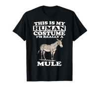 Questo è il mio costume umano Sono davvero un animale mulo Maglietta