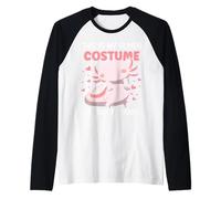 Questo è Il Mio Costume Umano Sono Davvero Un Axolotl Maglia con Maniche Raglan