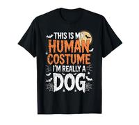 Questo è Il Mio Costume Umano Sono Davvero Un Cane - Halloween Maglietta