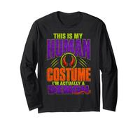 Questo è Il Mio Costume Umano Sono Davvero Un Demone Maglia a Manica