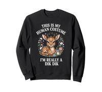 Questo è Il Mio Costume Umano Sono Davvero Un dik dik Felpa