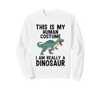 Questo è Il Mio Costume Umano Sono Davvero Un Dinosauro Felpa