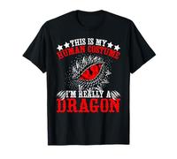 Questo è Il Mio Costume Umano Sono Davvero Un Drago Divertente Halloween Maglietta