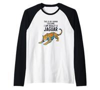 Questo è Il Mio Costume Umano, Sono Davvero Un Giaguaro Maglia con Maniche Raglan