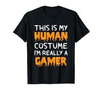 Questo è Il Mio Costume Umano Sono Davvero Un Giocatore Divertente Halloween Maglietta