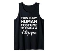 Questo è Il Mio Costume Umano Sono Davvero Un Ippopotamo Canotta