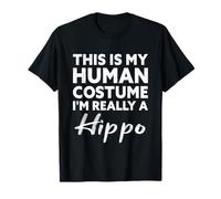 Questo è Il Mio Costume Umano Sono Davvero Un Ippopotamo Maglietta