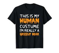 Questo è Il Mio Costume Umano Sono Davvero Un Orso Grizzly Halloween Maglietta
