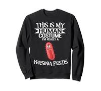 Questo è Il Mio Costume Umano Sono Davvero Un Peste Yersinia Felpa