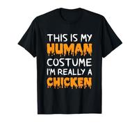 Questo è Il Mio Costume Umano Sono Davvero Un Pollo di Halloween Maglietta
