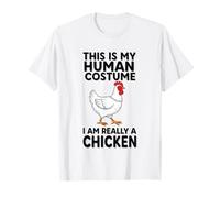 Questo è Il Mio Costume Umano Sono Davvero Un Pollo Maglietta