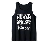 Questo è Il Mio Costume Umano Sono Davvero Un Racoon Canotta