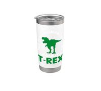 Questo è il mio costume umano Sono davvero un T-Rex Halloween Dino Bicchiere termico in acciaio inox doppia parete