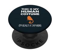 Questo è il mio costume umano, sono davvero un tamarin PopSockets PopGrip Adesivo