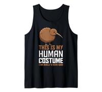 Questo è Il Mio Costume Umano Sono Davvero Un Uccello Kiwi Nuova Zelanda Canotta