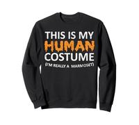 Questo è il mio costume umano Sono davvero un uistitì Halloween Felpa