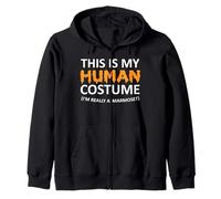 Questo è il mio costume umano Sono davvero un uistitì Halloween Felpa con Cappuccio
