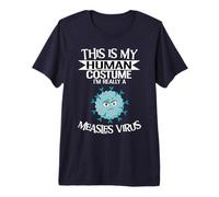 Questo è Il Mio Costume Umano Sono Davvero Un Virus del morbillo Maglietta Premium