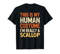Questo è Il Mio Costume Umano Sono Davvero Una capesante per Halloween Maglietta