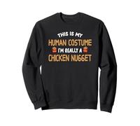 Questo è il mio costume umano Sono davvero una crocchetta di pollo carina Felpa