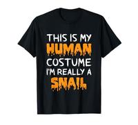 Questo è Il Mio Costume Umano Sono Davvero Una Lumaca Divertente Halloween Maglietta