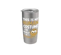 Questo è il mio costume umano Sono davvero una patata divertente Halloween Bicchiere termico in acciaio inox doppia parete