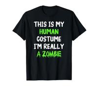 Questo è Il Mio Costume Umano Sono Davvero Uno Zombie Maglietta