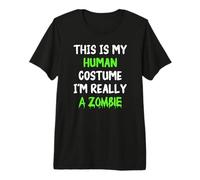 Questo è Il Mio Costume Umano Sono Davvero Uno Zombie Maglietta Premium