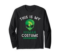 Questo è il mio costume uomo in realtà sono un alieno Maglia a Manica