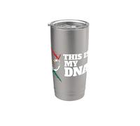 Questo è il mio DNA: orgoglioso Paese della bandiera patriottica del Messico Bicchiere termico in acciaio inox doppia parete