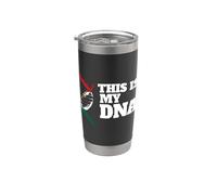 Questo è il mio DNA: orgoglioso Paese della bandiera patriottica del Messico Bicchiere termico in acciaio inox doppia parete