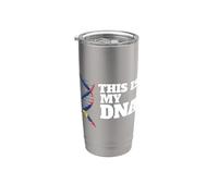 Questo è il mio DNA Proud Liechtensteiner Patriotic Liechtenstein Bicchiere termico in acciaio inox doppia parete