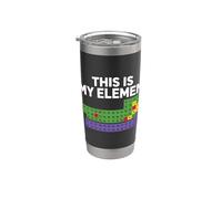 Questo è il mio elemento Chimica Scienze Insegnante Laboratorio Nerd Bicchiere termico in acciaio inox doppia parete