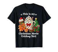 Questo è Il Mio Film di Natale Watching Shirt Family Matching Maglietta