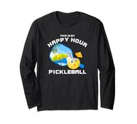 Questo è Il Mio Happy Hour Pickleball Maglia a Manica