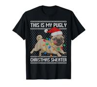 Questo è Il Mio Maglione di Natale Carlino, luci di Natale Maglietta