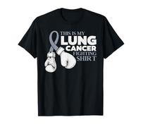 Questo è Il Mio Mese di sensibilizzazione sul Cancro al polmone, Supporto con Nastro Bianco Maglietta