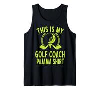 Questo è Il Mio Pigiama da Allenatore di Golf per Allenatori Sportivi Golfisti Canotta
