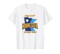 Questo è Il Mio Pigiama del Minnesota Orgoglio del Minnesota Maglietta
