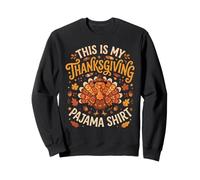 Questo è Il Mio Pigiama del Ringraziamento, Turchia, Grata Stagione Autunnale Felpa