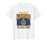Questo è Il Mio Pigiama State Pride del Kansas per Notti Maglietta