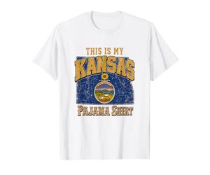 Questo è Il Mio Pigiama State Pride del Kansas per Notti Maglietta