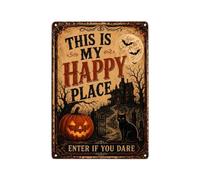 Questo È Il Mio Posto Cartello Metallico Di Halloween Decorazione da Parete