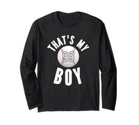 Questo è il mio ragazzo di baseball numero #99 Maglia a Manica