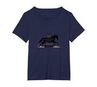 Questo è Il Mio Secondo Pilota Esperto di Rodeo Maglietta, Donna Plus-Size, Navy, 4X